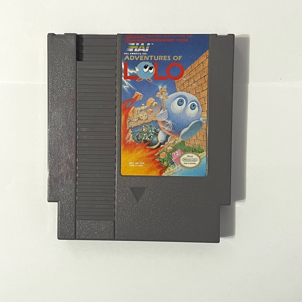 Adventures of Lolo (Nintendo Entertainment,1989) NES Cartridge Only Tested
